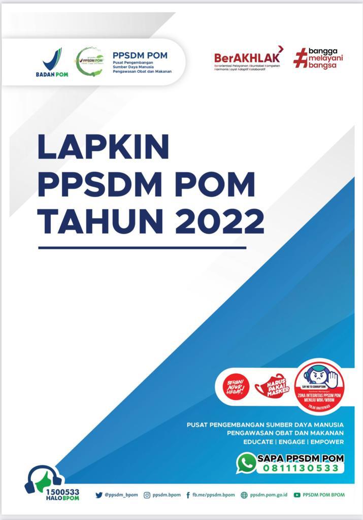Laporan Kinerja PPSDM POM Tahun 2022